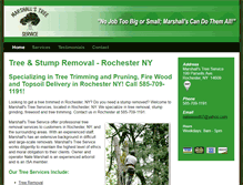 Tablet Screenshot of marshallstreeandlandscape.com